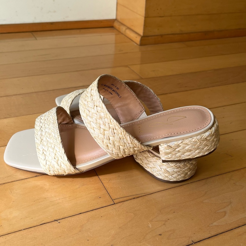 Brand new Joie raffia sandals - Picture 2 of 4
